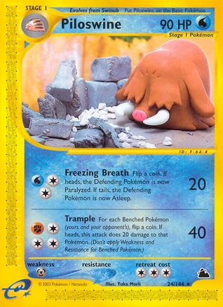 Piloswine (24) (Reverse Holofoil)