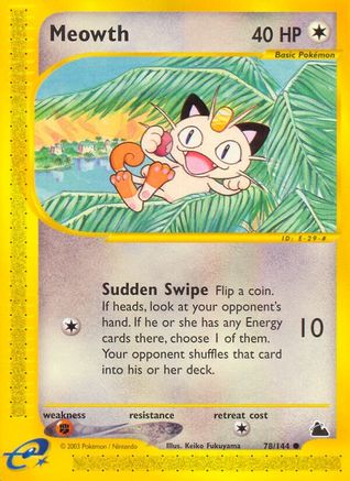 Meowth (Reverse Holofoil)