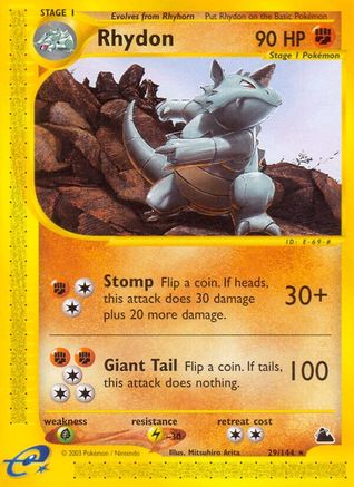 Rhydon (29) (Reverse Holofoil)