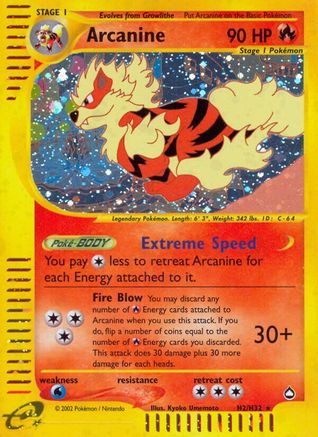 Arcanine (H2) (Holofoil)