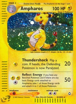 Ampharos (H1) (Holofoil)