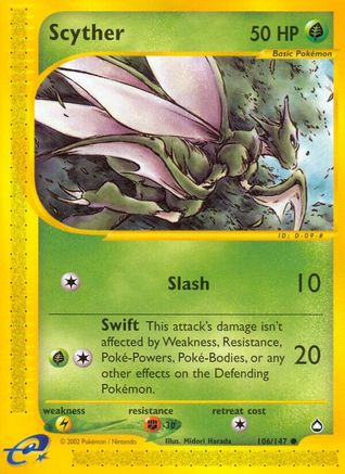 Scyther (106) (Reverse Holofoil)