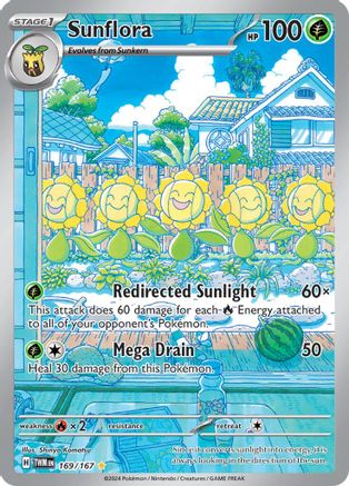 Sunflora - 169/167 (Holofoil)