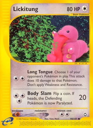 Lickitung (Reverse Holofoil)