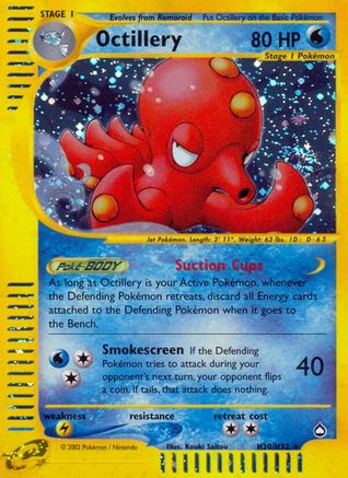 Octillery (H20) (Holofoil)