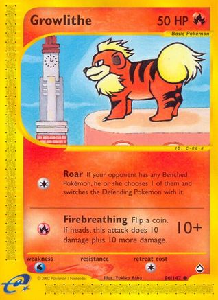 Growlithe (80) (Reverse Holofoil)