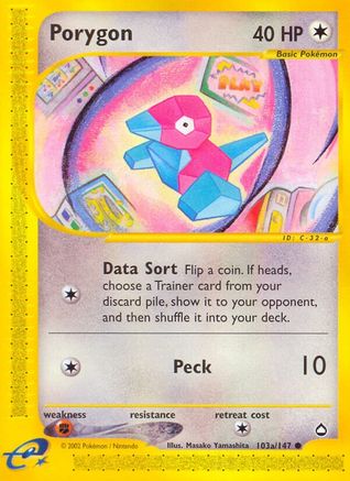 Porygon (103a) (Reverse Holofoil)