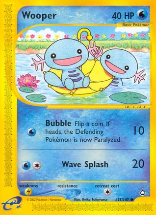 Wooper (117) (Reverse Holofoil)