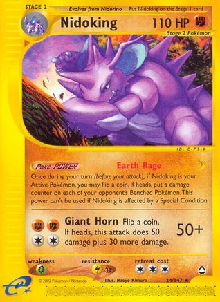 Nidoking (24) (Reverse Holofoil)
