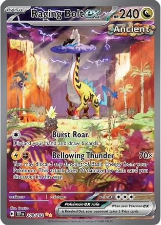 Raging Bolt ex - 208/162 (Holofoil)