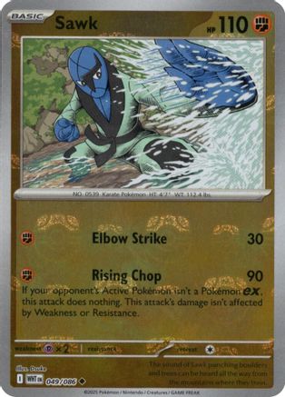 Sawk (Master Ball Pattern) (Holofoil)
