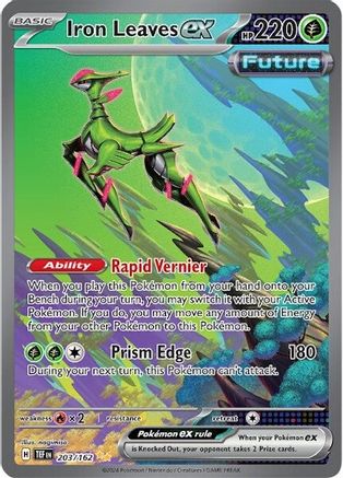 Iron Leaves ex - 203/162 (Holofoil)