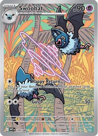 Swoobat - 120/086 (Holofoil)