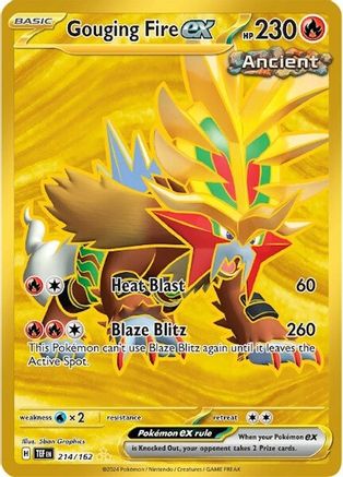 Gouging Fire ex - 214/162 (Holofoil)