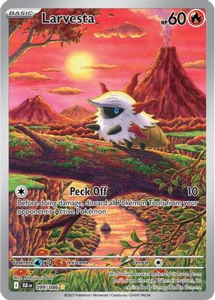 Larvesta - 099/086 (Holofoil)