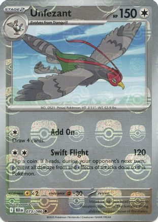 Unfezant (Master Ball Pattern) (Holofoil)