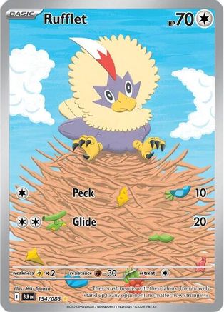 Rufflet - 154/086 (Holofoil)