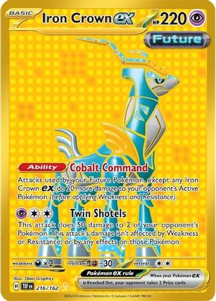 Iron Crown ex - 216/162 (Holofoil)