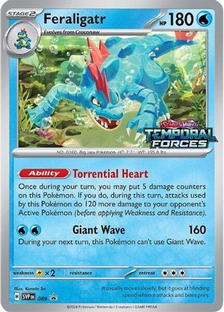 Feraligatr - 089 (Prerelease) (Holofoil)