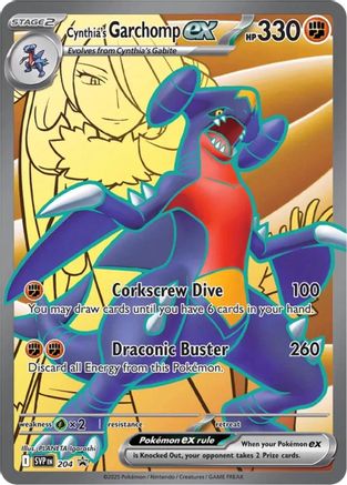 Cynthia's Garchomp ex (Holofoil)