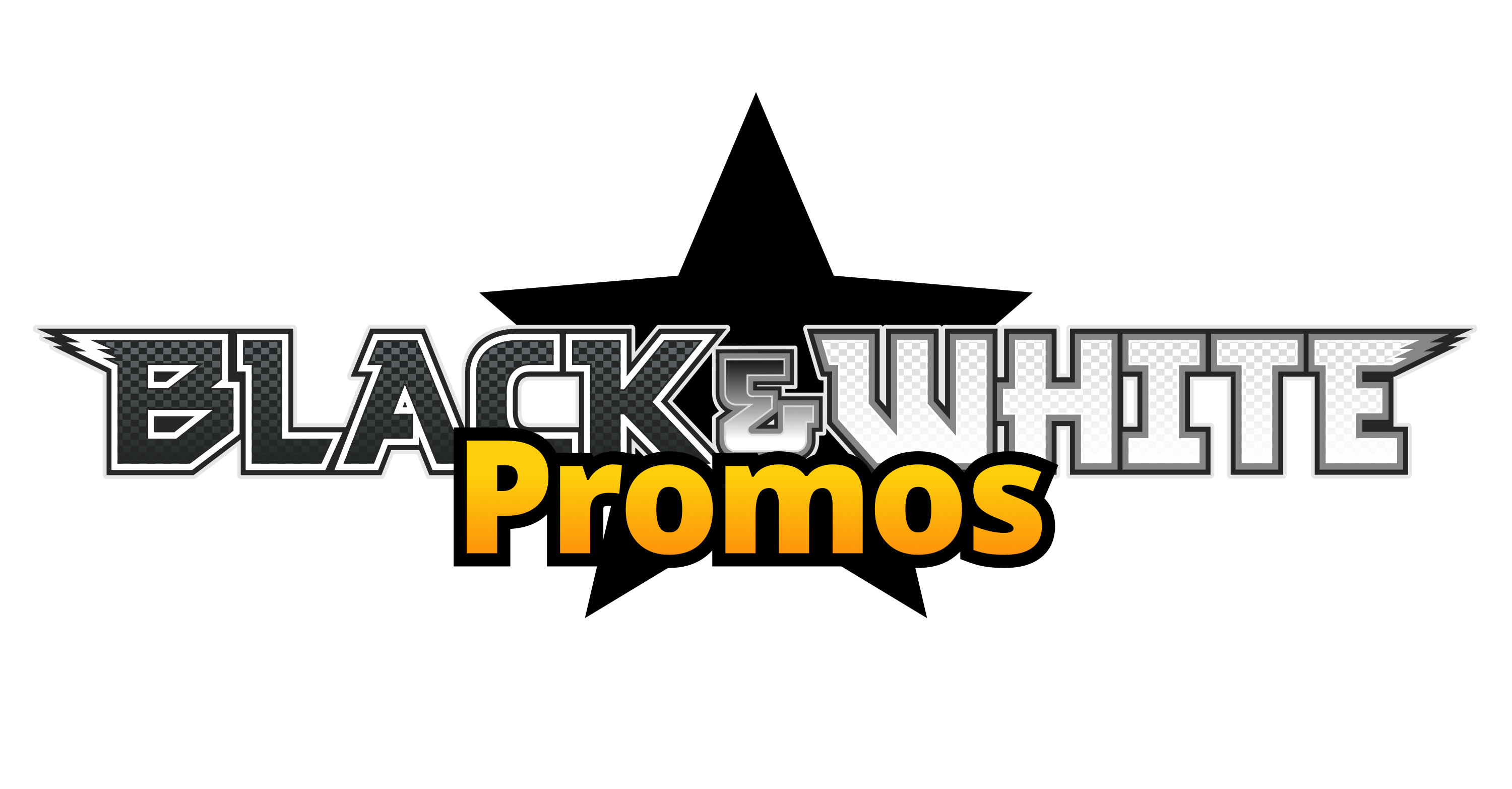 Black and White Promos logo