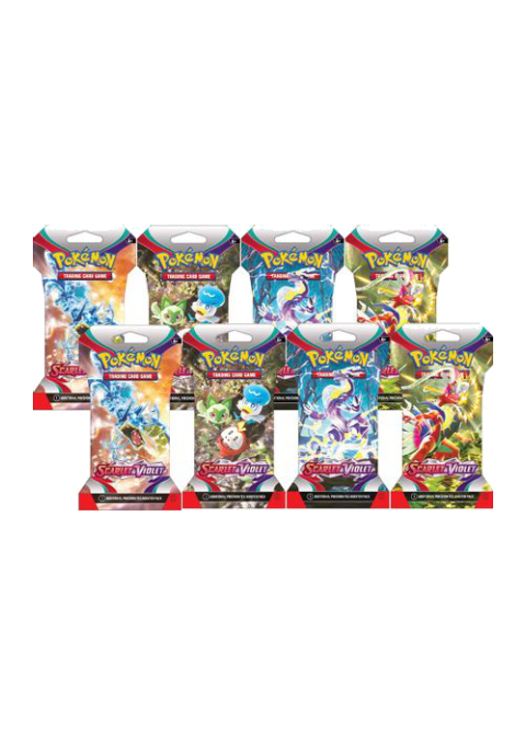 Scarlet & Violet Sleeved Booster Pack Bundle [Set of 8]