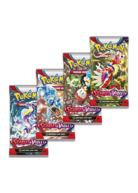 Scarlet & Violet Booster Pack Art Bundle [Set of 4]