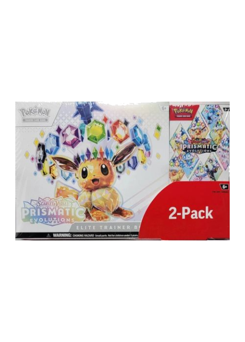 Costco Pokemon Prismatic Evolutions 2-Pack Trainer Box and Booster Bundle