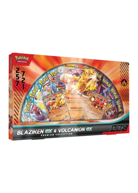 Blaziken ex & Volcanion ex Premium Collection