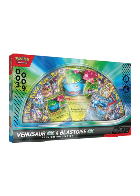Venusaur ex & Blastoise ex Premium Collection