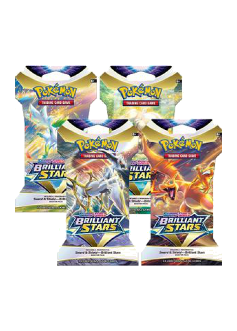 Brilliant Stars Sleeved Booster Pack Art Bundle [Set of 4]
