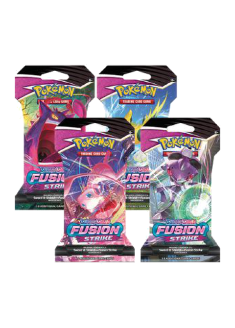 Fusion Strike Sleeved Booster Pack Art Bundle [Set of 4]
