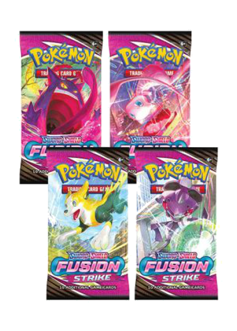 Fusion Strike Booster Pack Art Bundle [Set of 4]