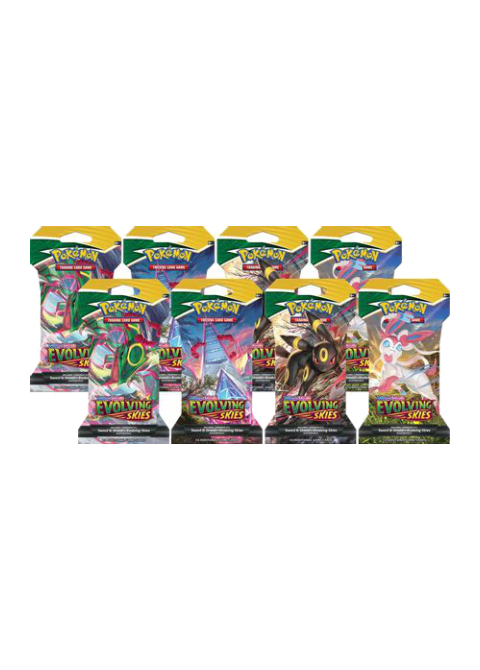 Evolving Skies Sleeved Booster Pack Bundle [Set of 8]