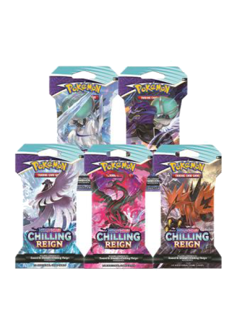 Chilling Reign Sleeved Booster Pack Art Bundle [Set of 5]