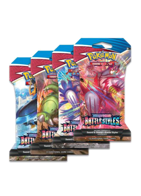 Battle Styles Sleeved Booster Pack Art Bundle [Set of 4]
