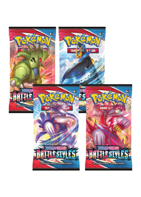 Battle Styles Booster Pack Art Bundle [Set of 4]