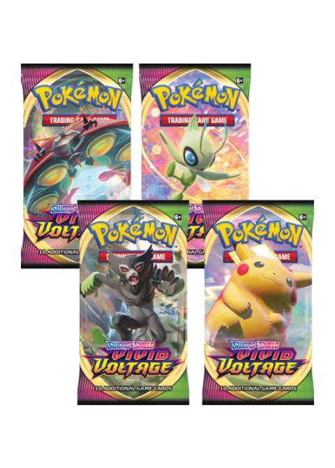 Vivid Voltage Booster Pack Art Bundle [Set of 4]