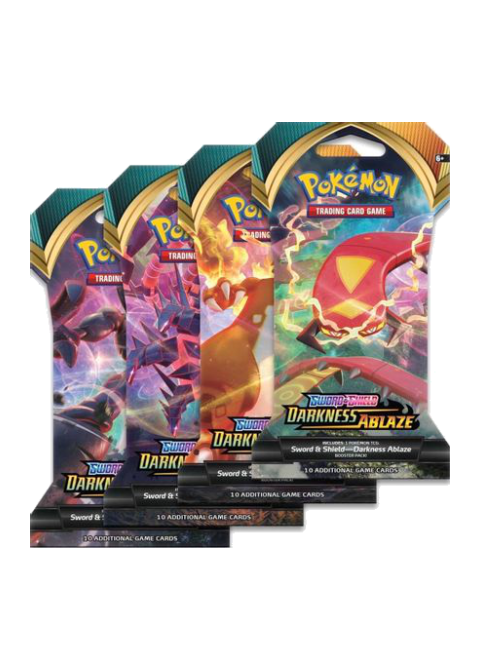 Darkness Ablaze Sleeved Booster Pack Art Bundle [Set of 4]
