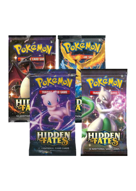 Hidden Fates Booster Pack Art Bundle [Set of 4]
