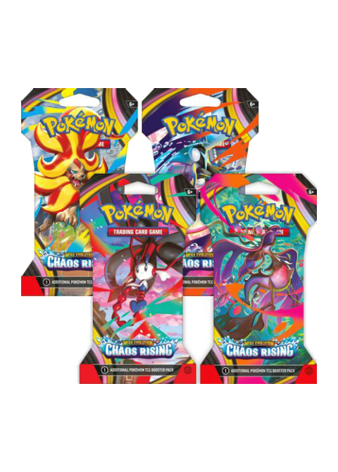 Chaos Rising Sleeved Booster Pack Art Bundle [Set of 4]