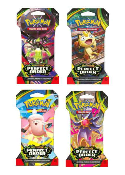 Perfect Order Sleeved Booster Pack Art Bundle [Set of 4]