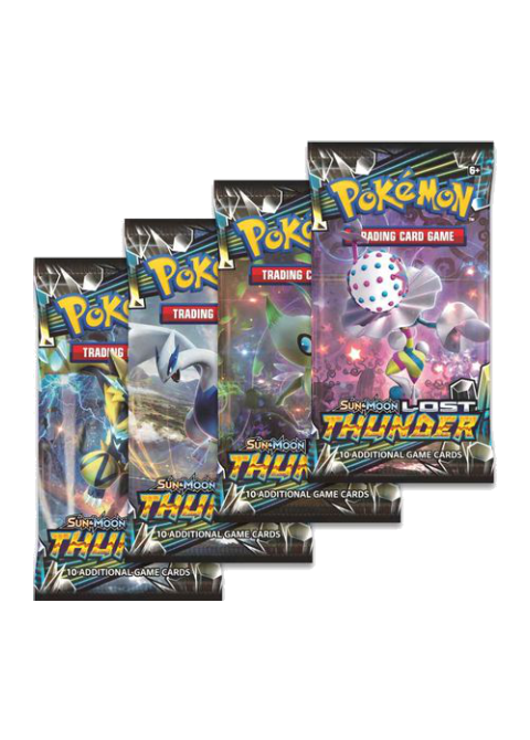 Lost Thunder Booster Pack Art Bundle [Set of 4]
