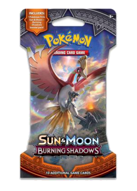 Burning Shadows Sleeved Booster Pack