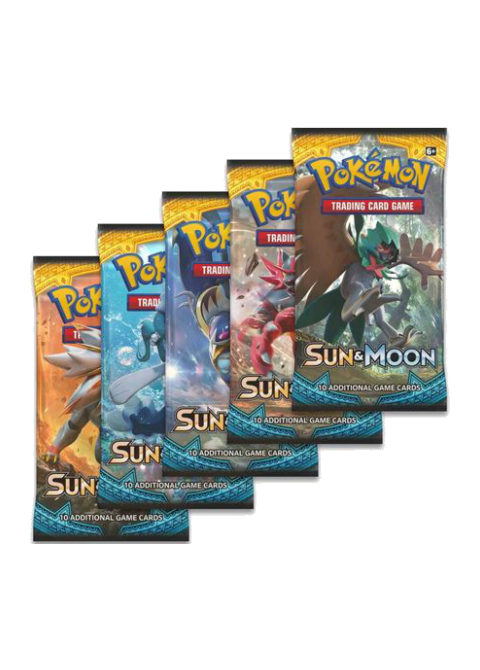 Sun & Moon Booster Pack Art Bundle [Set of 5]