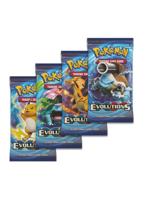 Evolutions Booster Pack Art Bundle [Set of 4]