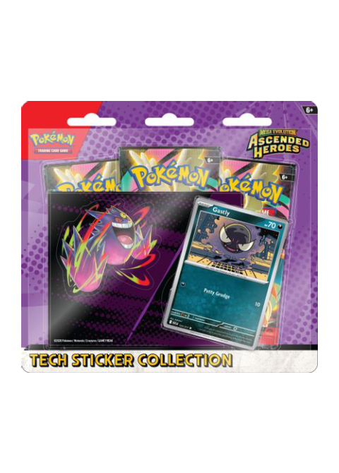Mega Evolution: Ascended Heroes Tech Sticker Collection - Gastly
