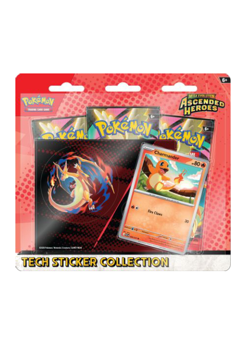 Mega Evolution: Ascended Heroes Tech Sticker Collection - Charmander