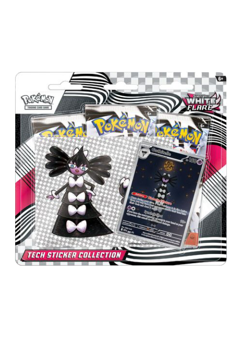 White Flare Tech Sticker Collection