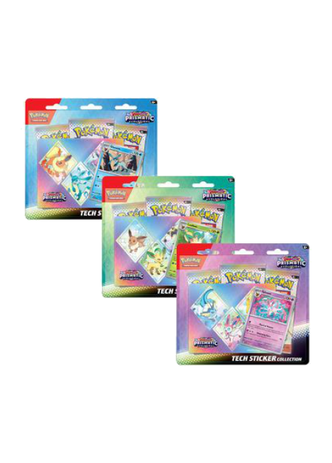 Prismatic Evolutions Tech Sticker Collection [Set of 3]